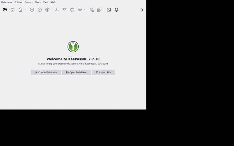 The program’s screen at the end of the test