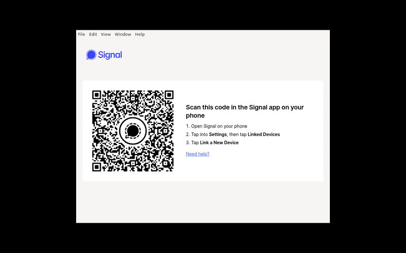 The program’s screen at the end of the test